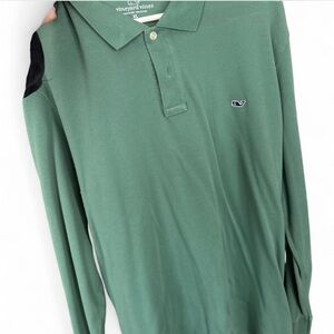 Vineyard Vines Men's Polo in Forest Green